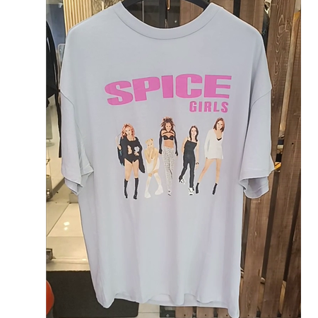 تیشرت وارداتی یونیسکس طرح spice girl از برند H&M