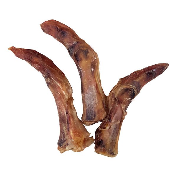 تشویقی سگ هاپومیل مدل پای شترمرغ کد Ostrich Feet L وزن 200 گرم