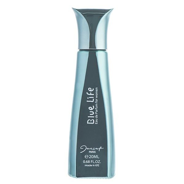 عطر جیبی زنانه ژک ساف مدل blue life بلو لایف حجم 20 میلی لیتر