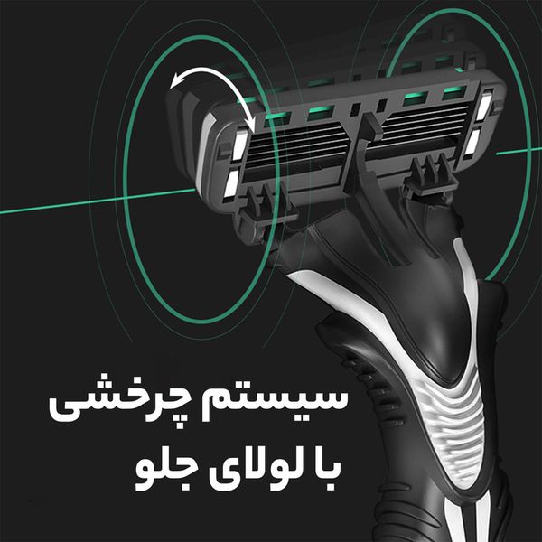 خود تراش دورکو مدل 6blade تحت لیسانس بسته 10 عددی