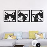 استیکر طرح گربه کد 005 مجموعه 3 عددی