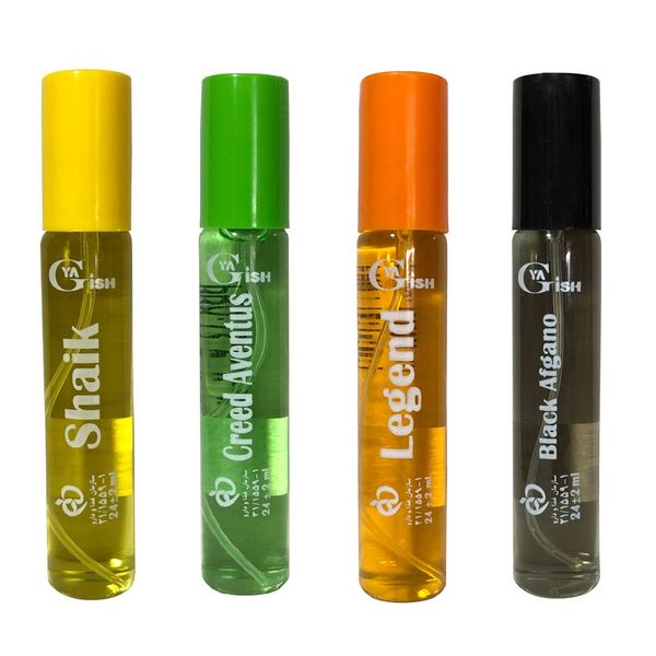 عطر جیبی مردانه یاغیش مدل CK12 حجم 24 میلی لیتر مجموعه 4 عددی