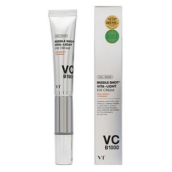 کرم دور چشم روشن‌کننده و ضدچروک VT Reedle Shot Vita-Light | شفاف‌کننده، جوانساز و ضدتیرگی