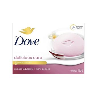 صابون شستشو مرطوب‌کننده صورت و بدن داو مدل delicious care مناسب برای انواع پوست وزن 135 گرم*254