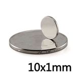 آهن ربا مدل نئودیمیوم دیسک D10x1mm بسته 10 عددی