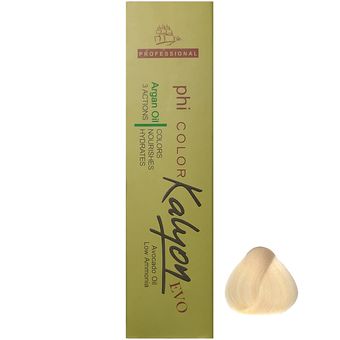 رنگ مو کالیون سری Natural شماره N10 حجم 125 میلی لیتر رنگ بلوند پلاتینه خیلی روشن
