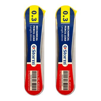 نوک مداد نوکی 0.3 میلی متری استورم مدل HL-430103 بسته 2 عددی