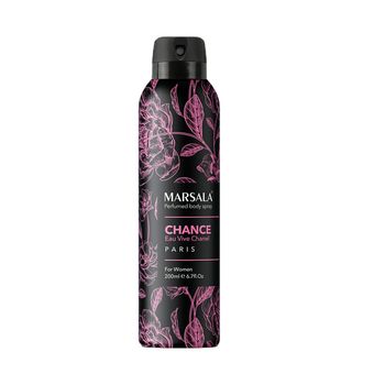 اسپری بدن زنانه مارسالا | مدل CHANEL | حجم 200 میلی لیتر