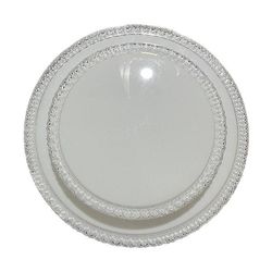 چراغ سقفی 50وات نیرو الکتریک مدل دوطبقه دور کریستالی