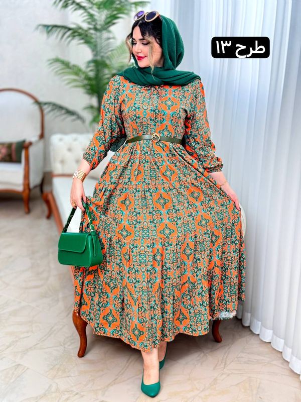 پیراهن فلور آذین کد 1501