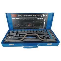 آچار بکس باس مدل CRV-BLACK مجموعه 24 عددی فشارقوی