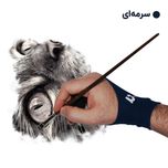 دستکش طراحی دو انگشتی در سه سایز   ( S- M - L )