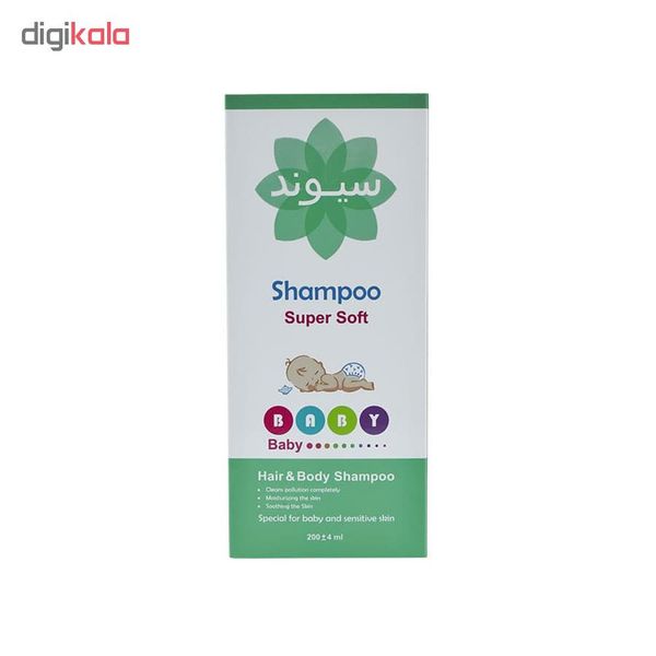 شامپو سر و بدن کودک سیوند مدل Super Soft حجم 200 میلی لیتر