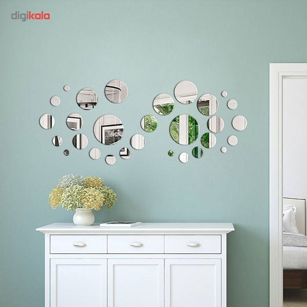 آینه پلکسی گلس دکو وسنا مدل P2016 بیست و هشت تکه