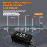 شارژر باتری خودرو برای باتری های تا 200 آمپر ساعت