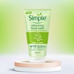 ژل شست‌وشوی صورت سیمپل مدل kind to skin حجم 150 میلی‌لیتر