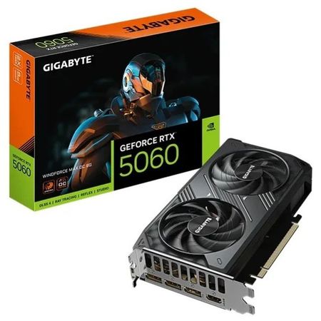 Graphic Card GIGABYTE RTX 5060 WINDFORCE MAX OC 8G