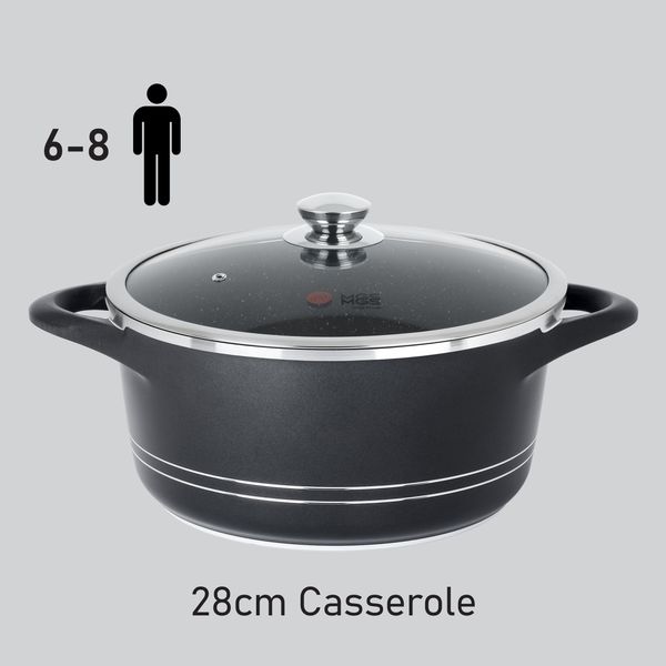 قابلمه ام جی اس مدل Italia-B سایز 28