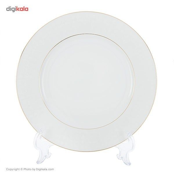 سرویس غذاخوری 28 پارچه چینی زرین ایران سری ایتالیا اف مدل Sepid Sadaf 2 درجه یک