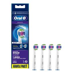 سری یدک مسواک برقی اورال-بی مدل 3D white کد clean maximiser بسته 4 عددی*723