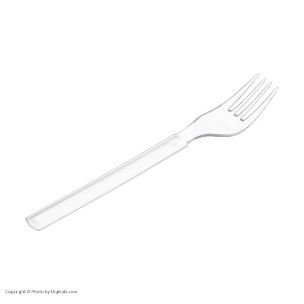 قاشق و چنگال یکبار مصرف مدل مجلسی بسته 50 عددی