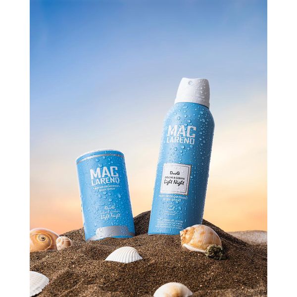 اسپری بدن مردانه مک لارنو مدل Light Blue حجم 200 میلی لیتر