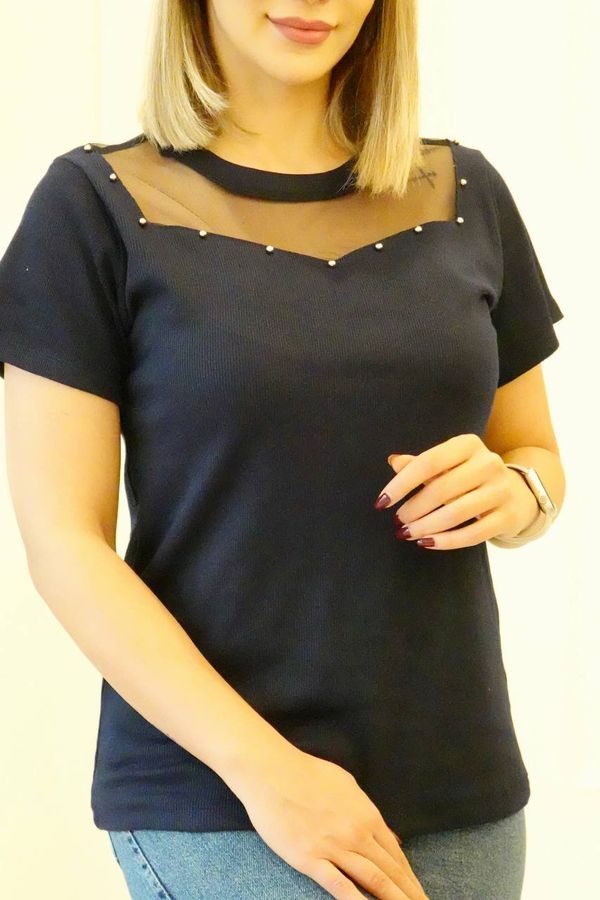 تیشرت یقه تور 3004