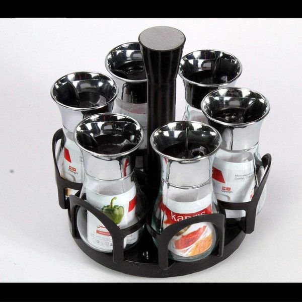 ست جای ادویه 7 پارچه کاپریس کد 12662*25