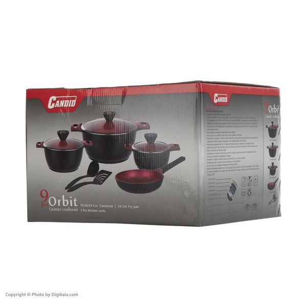 سرویس پخت و پز 9 پارچه کاندید مدل اوربیت