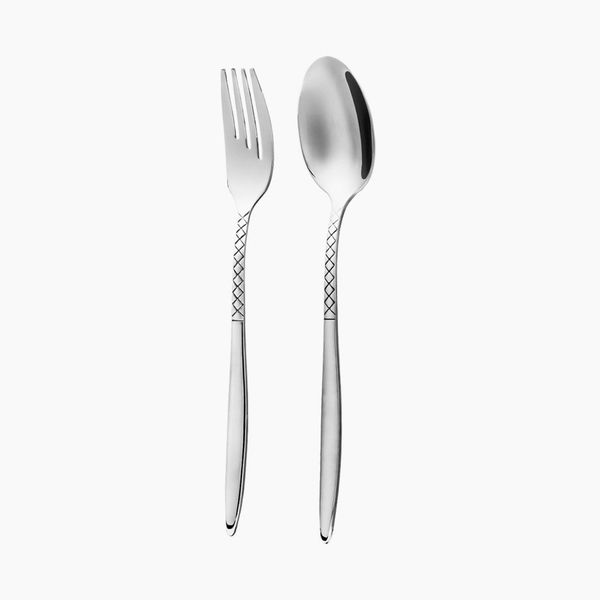 سرویس قاشق، چنگال و کارد استیل 146 پارچه 30 نفره کابان مدل 166