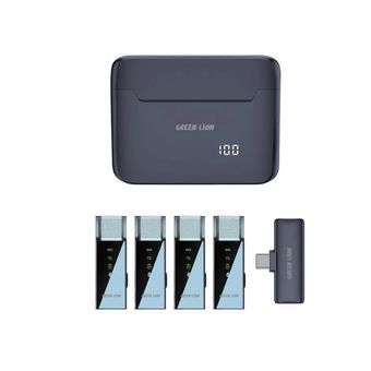 ست میکروفن بی‌سیم گرین لاین مدل 4IN1 TYPE-C
