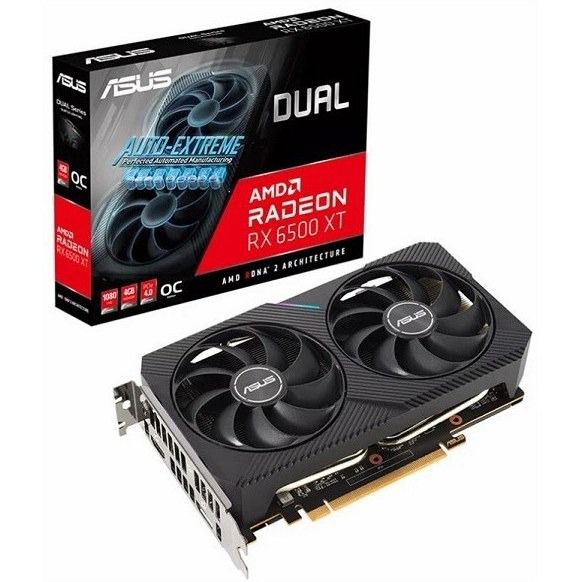 Asus Dual Radeon RX 6500 XT OC Edition 4GB