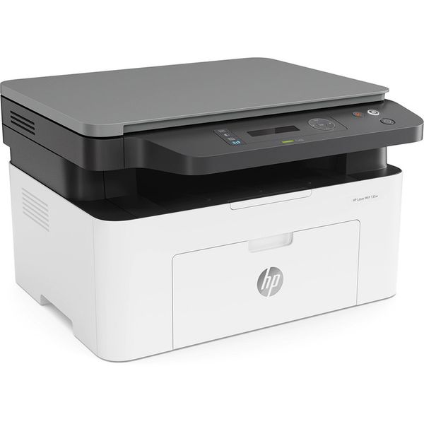 «پرینتر چندکاره لیزری اچ‌پی مدل Laser MFP 135w وایرلس (Wi-Fi) با قابلیت چاپ، کپی و اسکن - مناسب برای استفاده خانگی و اداری»
