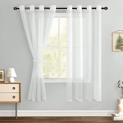 پرده تیکو دکو مدل حریر کلاسیک سایز 220*140 سانتی متر مجموعه دو عددی*409