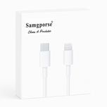 کابل تبدیل USB-C به لایتنینگ سمگپرس مدل دیتا پلاس طول 1 متر