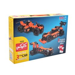 اسباب بازی لگو ساختنی کلیکس 104 قطعه مدل توربو چهار مدل
