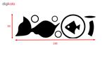 استیکر یخچال صالسو آرت طرح fish in dream az
