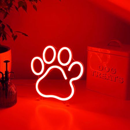 چراغ نئون مدل سگ