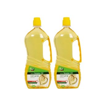 روغن کنجد آژمان یزد - 740 گرم | بسته 2 عددی | انتخاب سالم برای خانواده سالم
