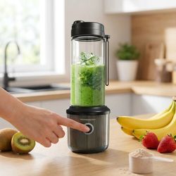 شیکر شارژی پاورولوجی مدل PSM013BK گنجایش 0.45 لیتر*955