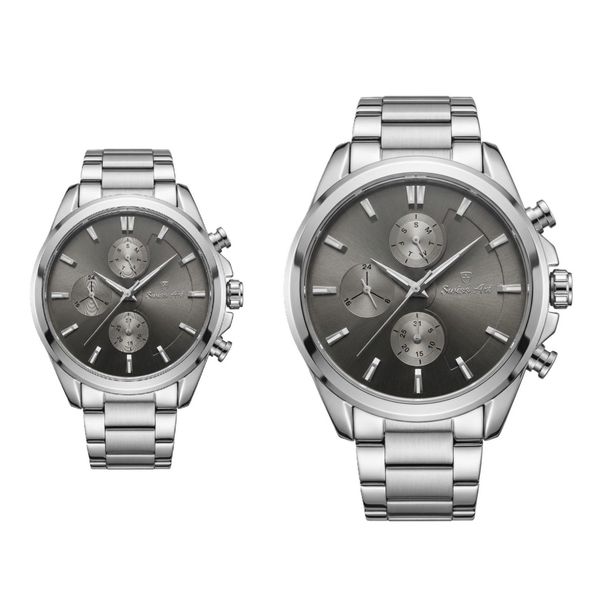 ست ساعت مچی عقربهای کوارتز زنانه و مردانه سوئیس آرت مدل ANT150-151ST0001