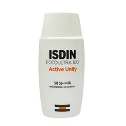 کرم ضدآفتاب بدون رنگ ایزدین SPF50 مدل FOTOULTRA 100 ACTIVE UNIFY ‌مناسب انواع پوست، حجم 50 میلی‌‌لیتر