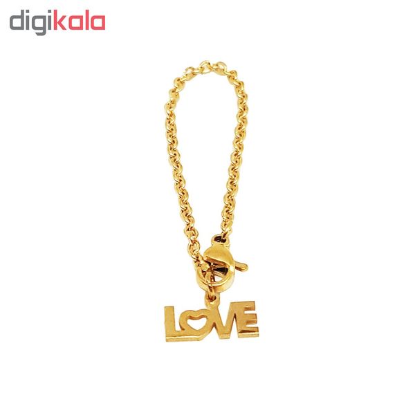 آویز ساعت طرح لاو کد 065