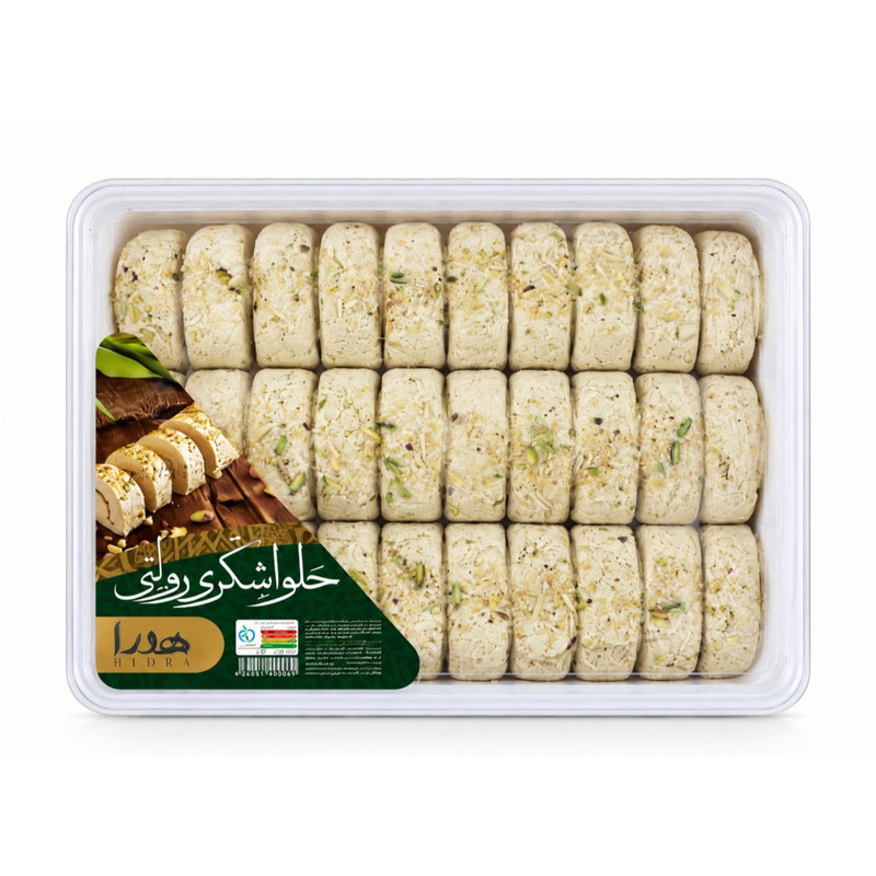 حلوا شکری رولتی ممتاز قدیما با تزیین پسته - 3000 گرم پک 2 عددی