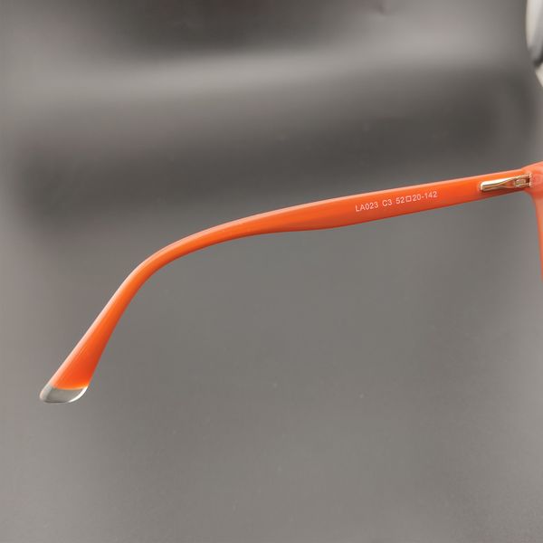 فریم عینک طبی زنانه مدل LA023C3 Acetate Tangerine Maroon