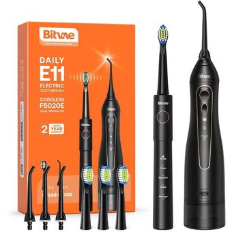 مسواک برقی و واترجت Fairywill مدل E11 + F5020E — مجموعه Oral Care Combo