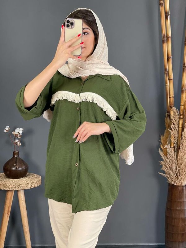 مانتو ابروبادی ریشدار 1139