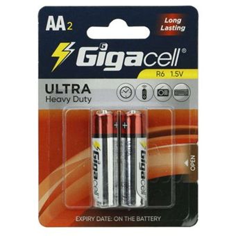 باتری نیم قلمی مدل Ultra Heavy Duty R6 بسته دو عددی