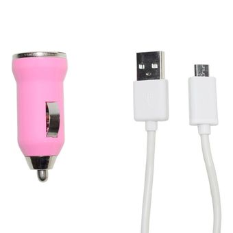 شارژر فندکی مدل HZ-008 به همراه کابل تبدیل microUSB