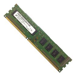 رم کامپیوتر DDR3 تک کاناله 1333 مگاهرتز میکرون مدل PC3-10600U ظرفیت 2 گیگابایت